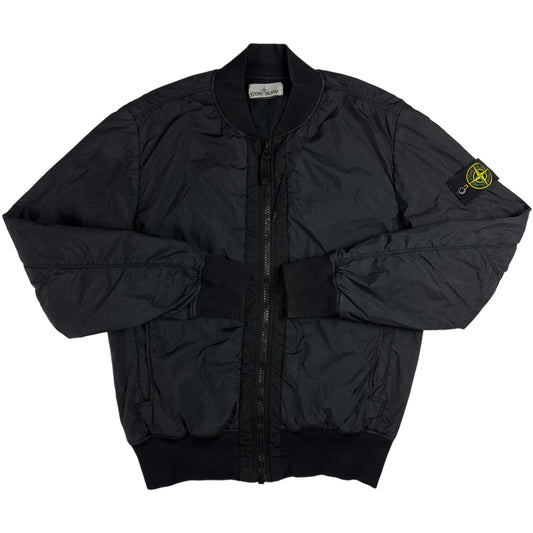 A/W 16 Stone Island Crinkle Reps NY Bomber - Black