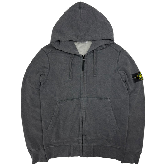 A/W 17 Stone Island Full Zip Hoodie - Dark Grey