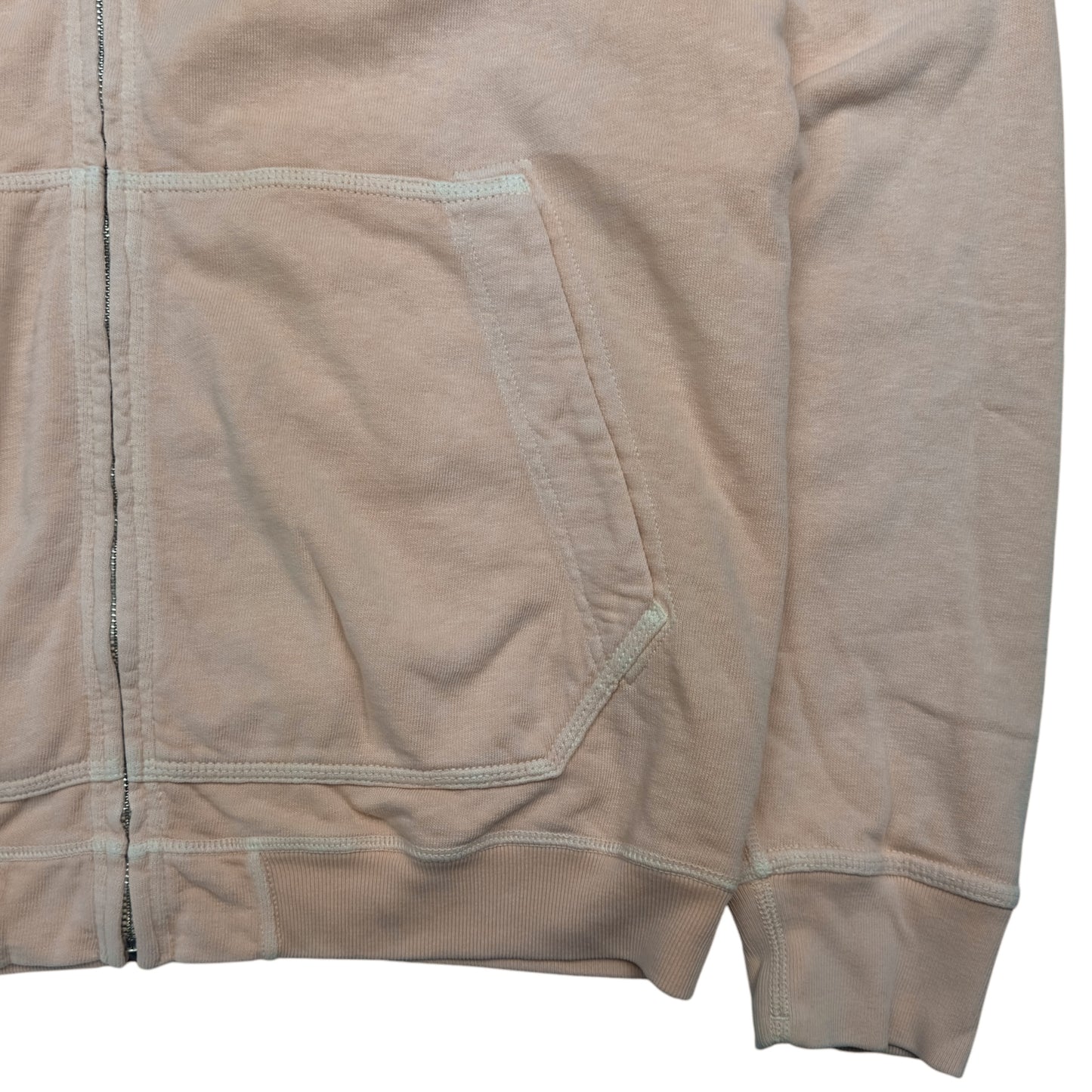 S/S 18 Stone Island Full Zip Hoodie - Light Apricot