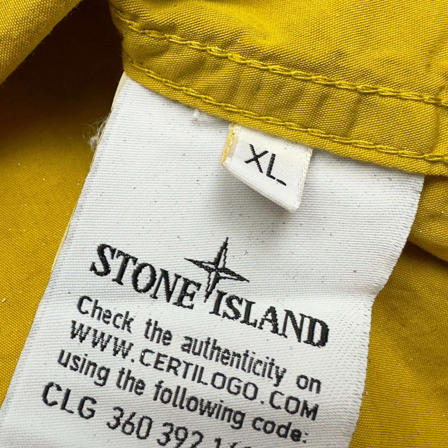 A/W 18 Stone Island LG Pullover Smock - Yellow