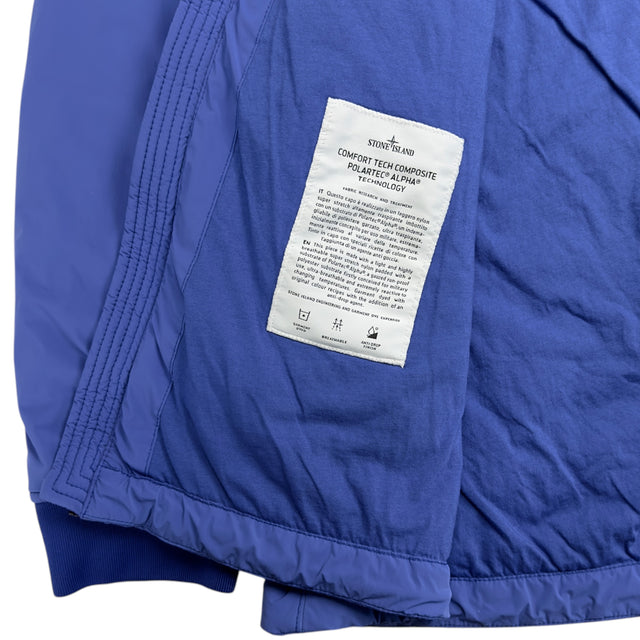 A/W 21 Stone Island Comfort Tech Composite with Polartec Alpha Jacket - Blue