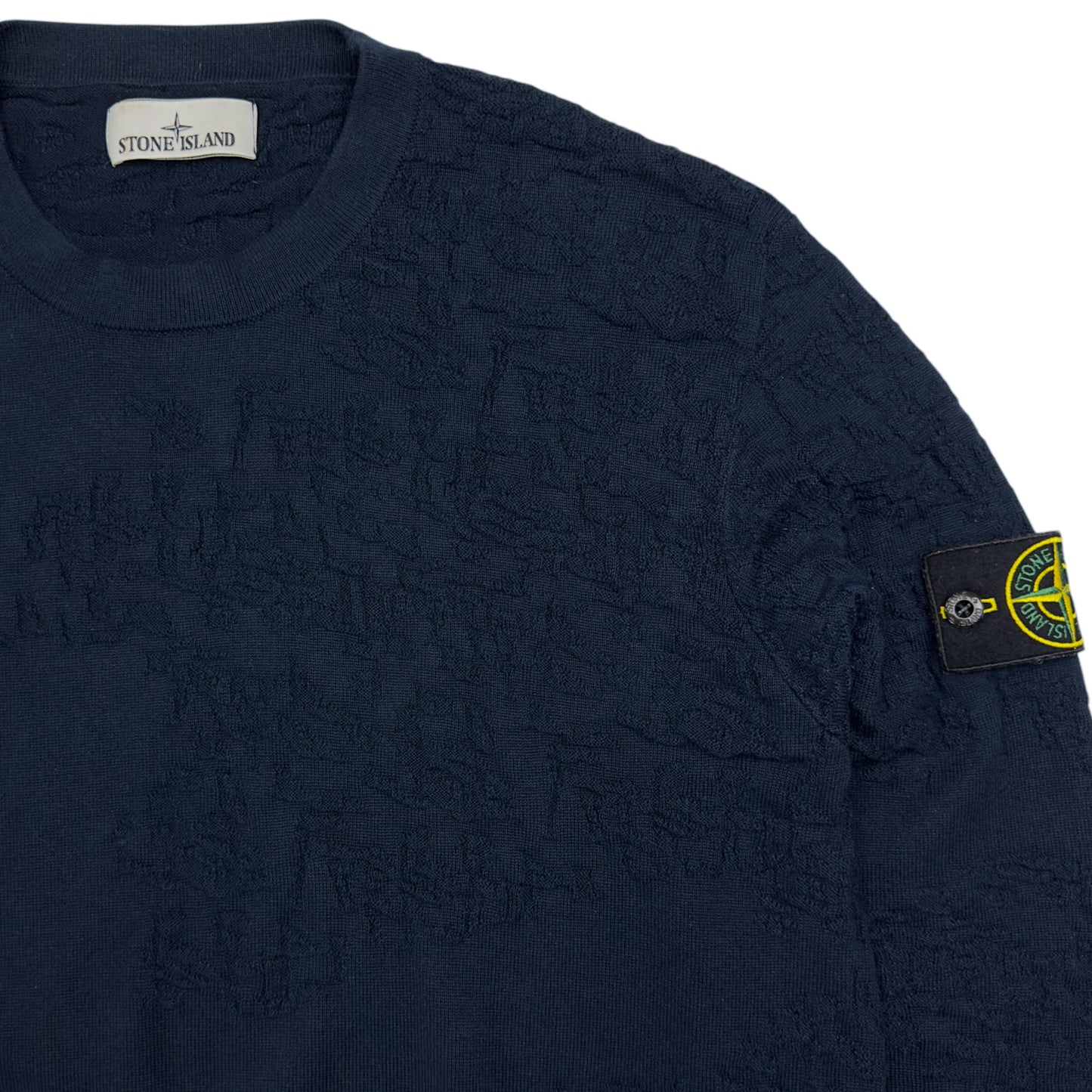 S/S 23 Stone Island Textured Knitted Sweater
