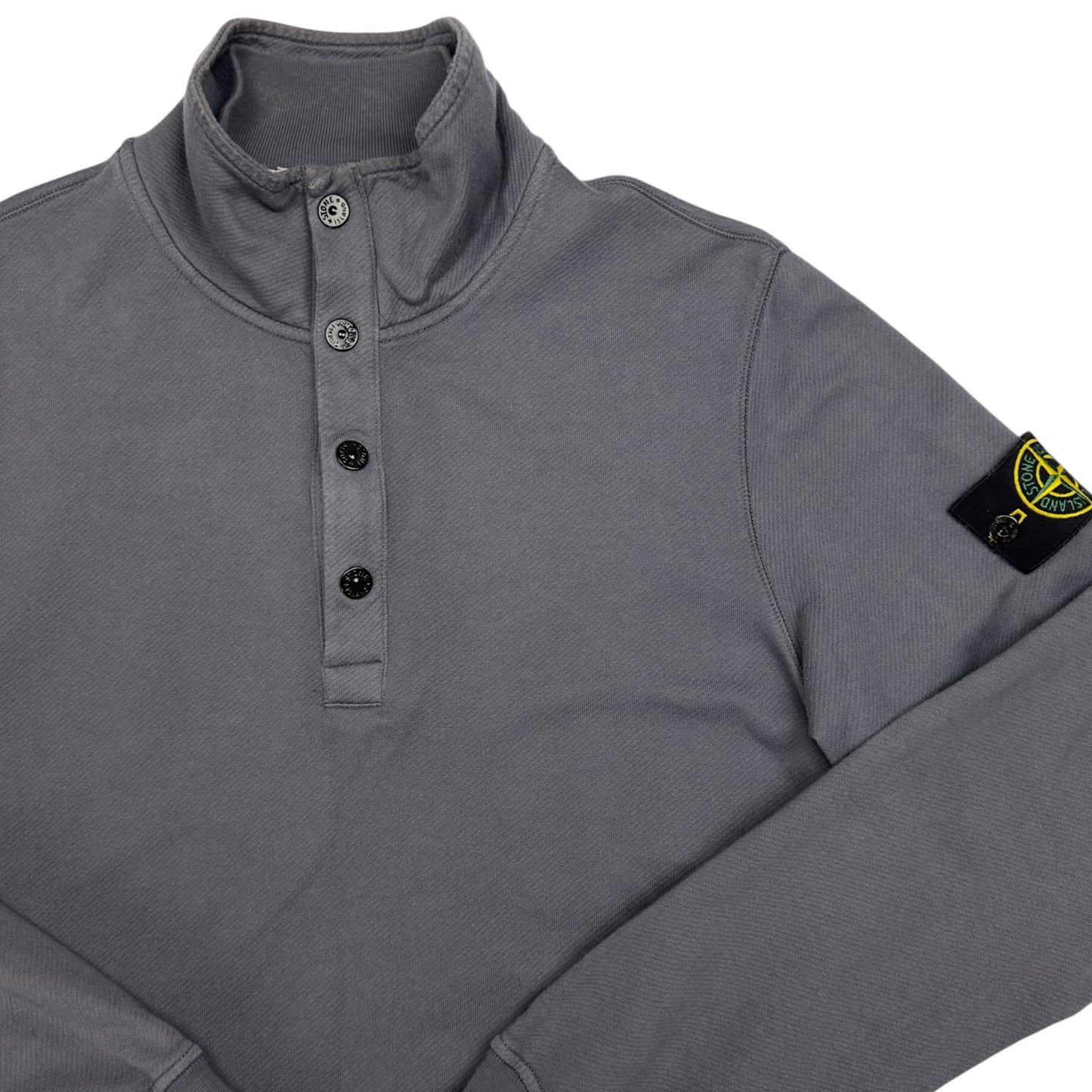 A/W 14 Stone Island Quarter Zip Sweater - Dark Grey