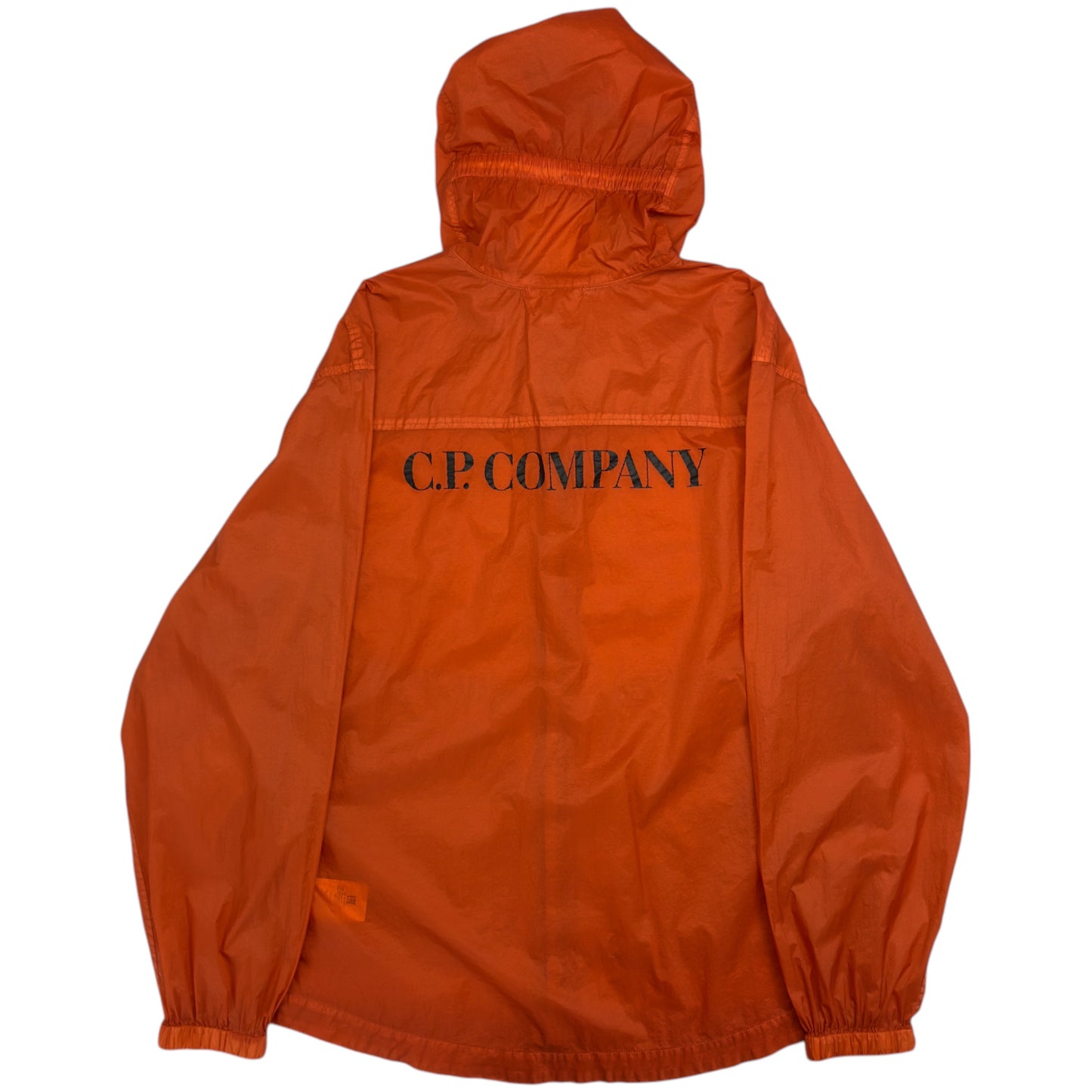 C.P. Company Light Microweave Laminated Back Logo Jacket - Orange