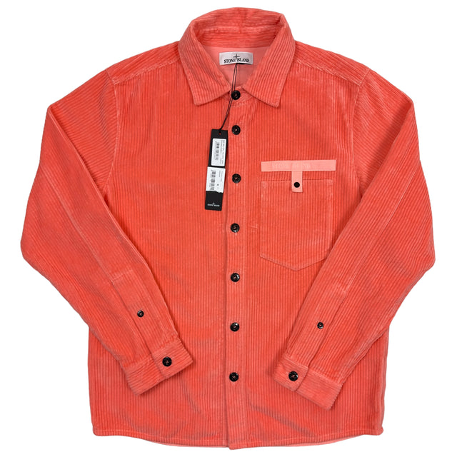 A/W 20 Stone Island Corduroy Overshirt - Peach