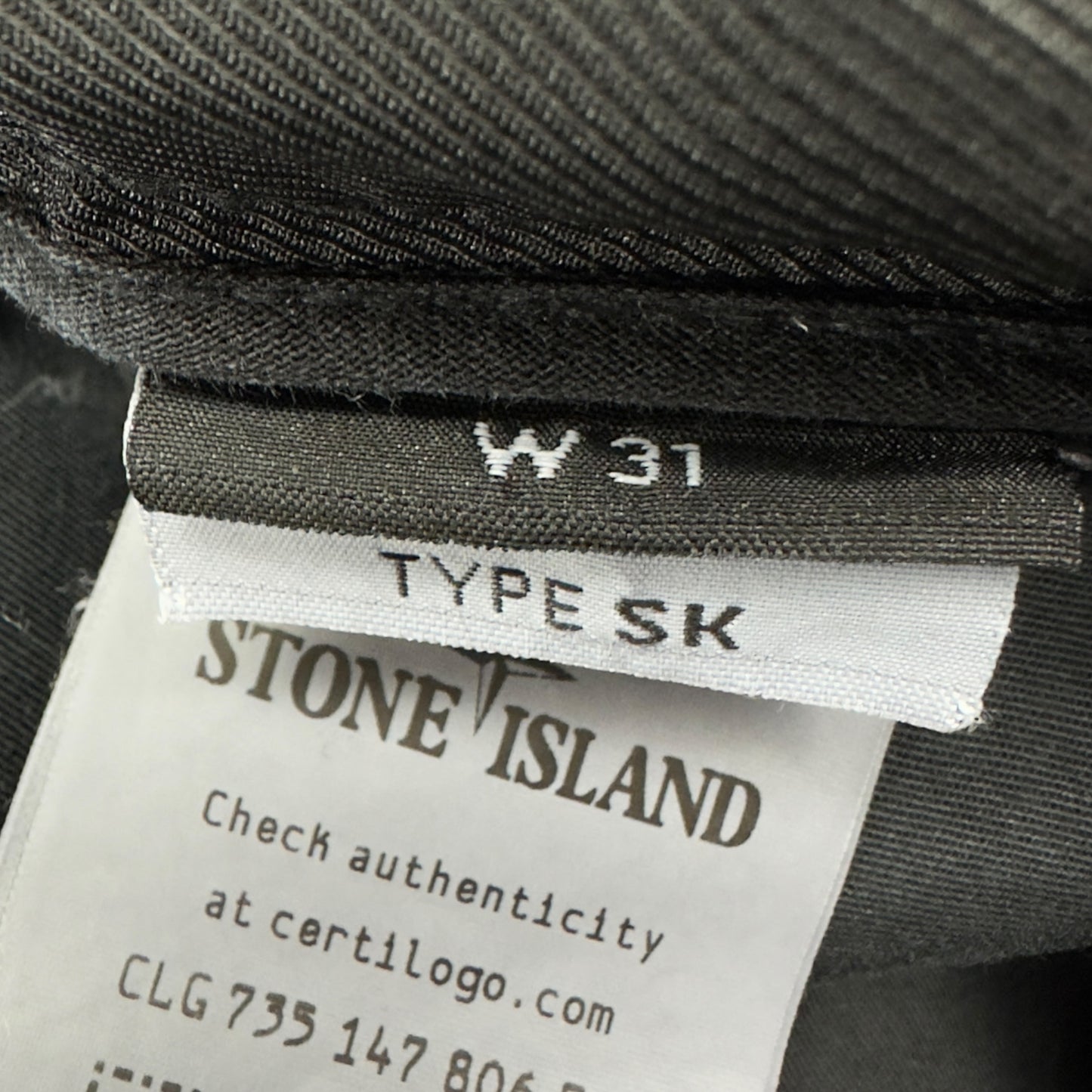 A/W 21 Stone Island Cargo Trousers - Black