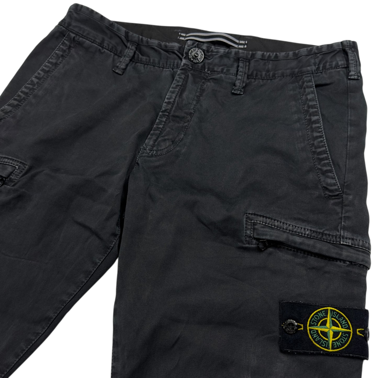 A/W 21 Stone Island Cargo Trousers - Black