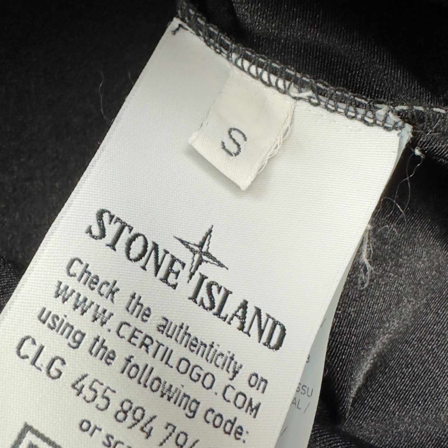 S/S 19 Stone Island Plated Reflective Special Process Hoodie / Smock