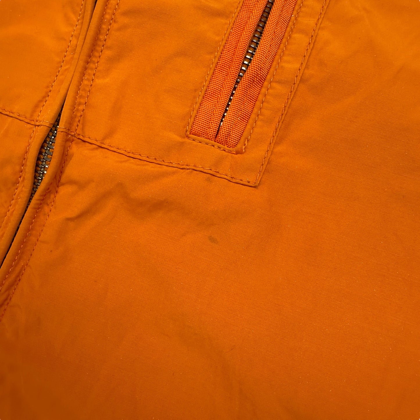 S/S 08 Stone Island Poly Coated Technical Windbreaker Jacket - Orange