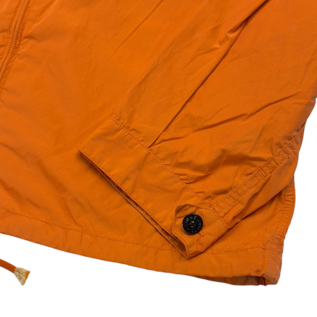 S/S 08 Stone Island Poly Coated Technical Windbreaker Jacket - Orange