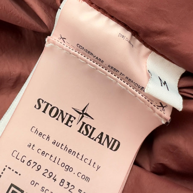 A/W 21 Stone Island Crinkle Reps R NY Down Gilet - Rust