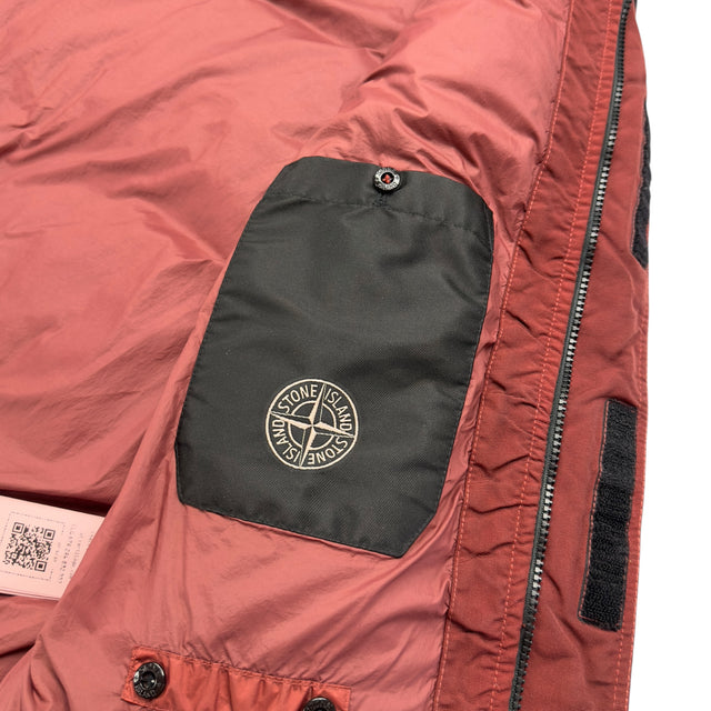 A/W 21 Stone Island Crinkle Reps R NY Down Gilet - Rust