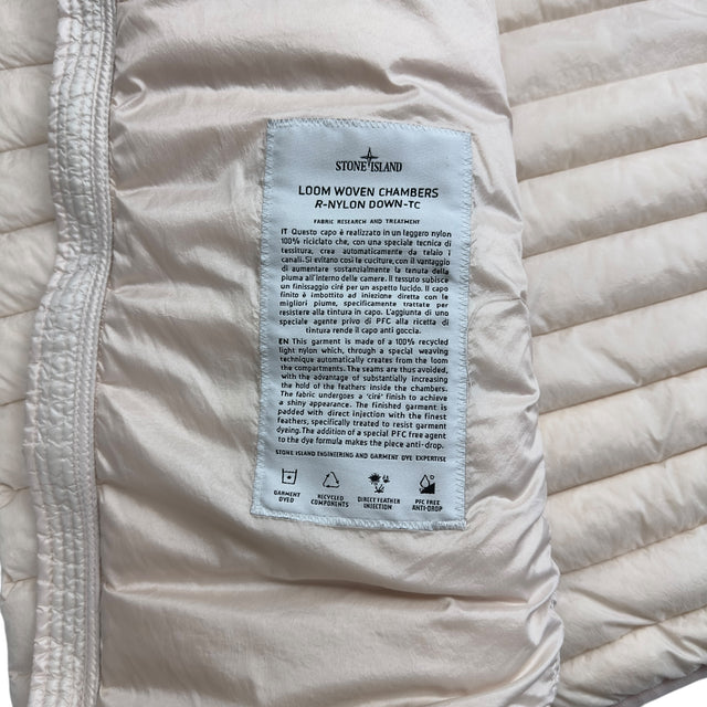 A/W 22 Stone Island Loom Woven Chambers R-Nylon Down TC Puffer Jacket