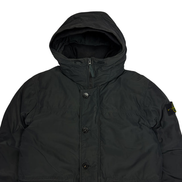 A/W 13 Stone Island Micro Reps Down Puffer Parka Jacket - Black