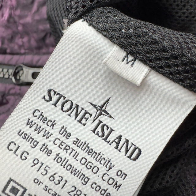 A/W 20 Stone Island Seersucker Nylon Overshirt - Purple