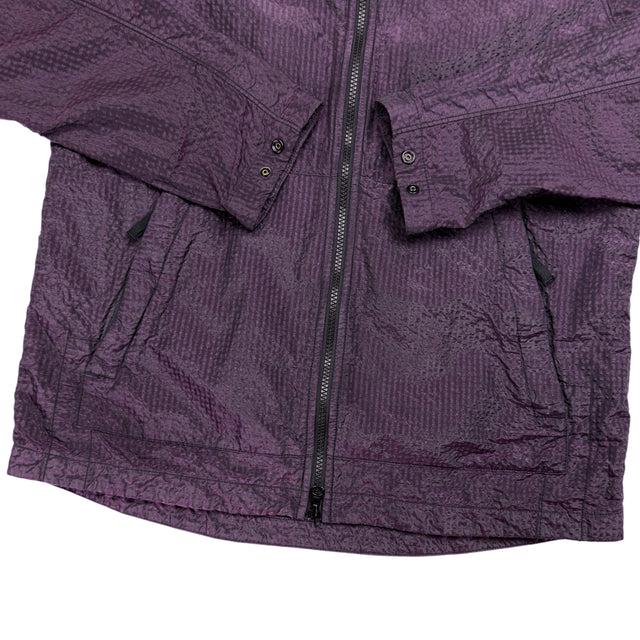 A/W 20 Stone Island Seersucker Nylon Overshirt - Purple