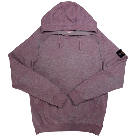 S/S 21 Stone Island Dust Colour Treatment Hoodie - Pink