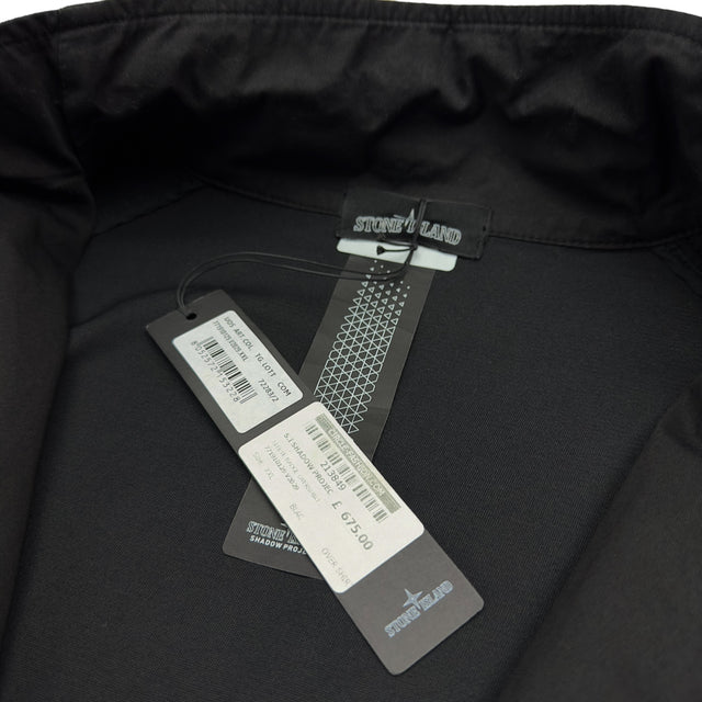 A/W 22 Stone Island Shadow Project Funnell Neck Jacket - Black