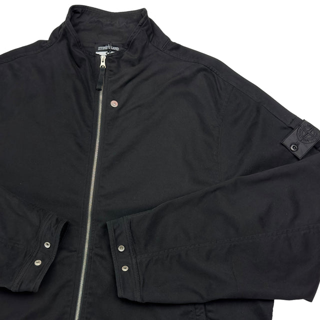 A/W 22 Stone Island Shadow Project Funnell Neck Jacket - Black
