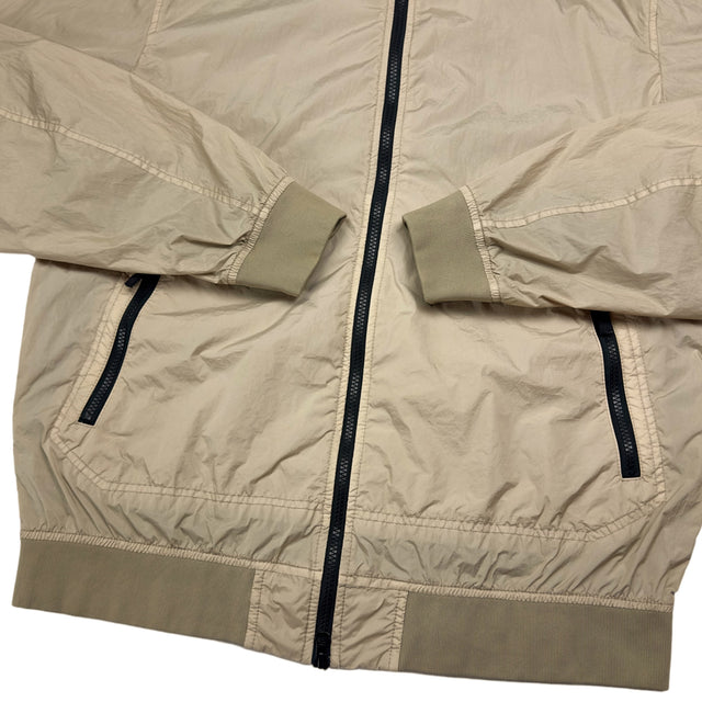 S/S 23 Stone Island Crinkle Reps Bomber - Beige