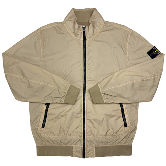 S/S 23 Stone Island Crinkle Reps Bomber - Beige