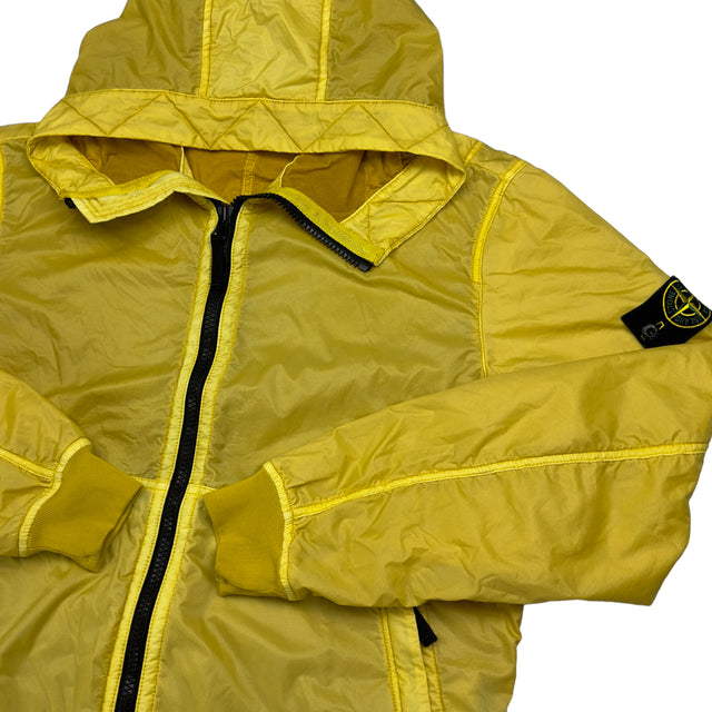 A/W 18 Stone Island Lamy Flock Jacket - Yellow