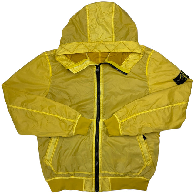 A/W 18 Stone Island Lamy Flock Jacket - Yellow