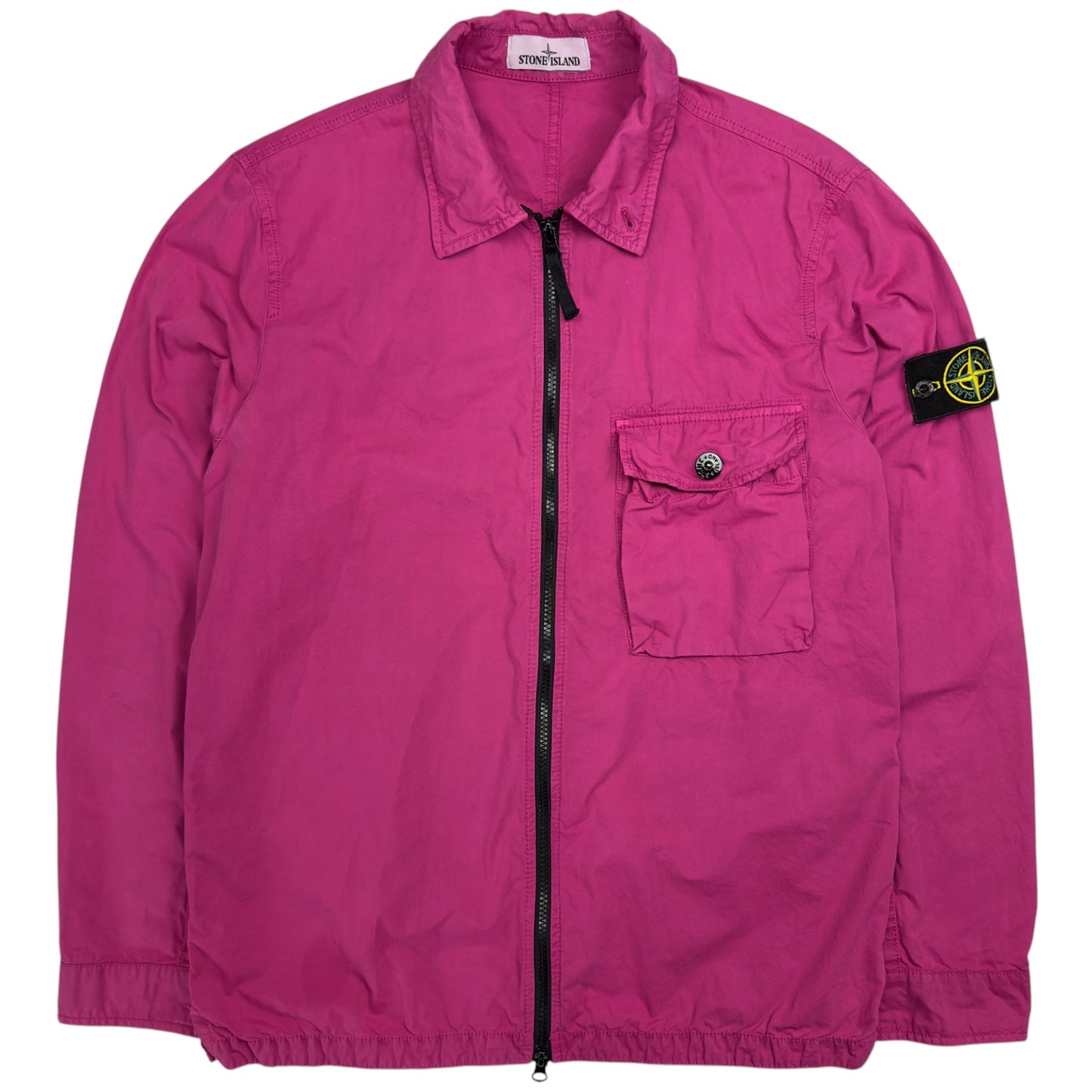 S/S 20 Stone Island Cotton Overshirt - Pink