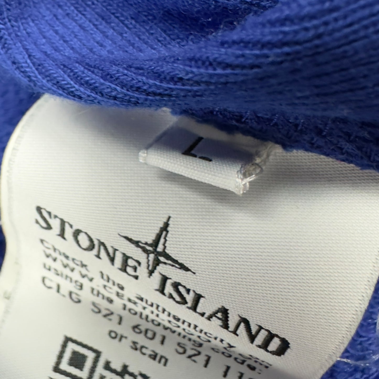 S/S 16 Stone Island Full Zip Hoodie - Blue