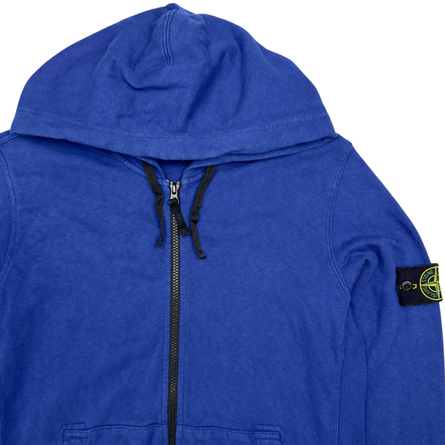 S/S 16 Stone Island Full Zip Hoodie - Blue