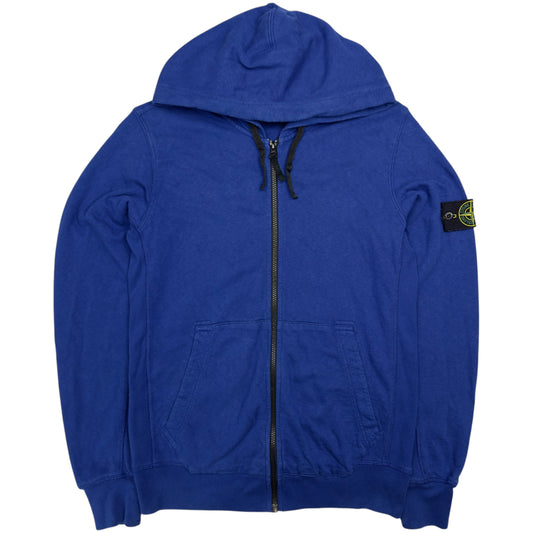 S/S 16 Stone Island Full Zip Hoodie - Blue