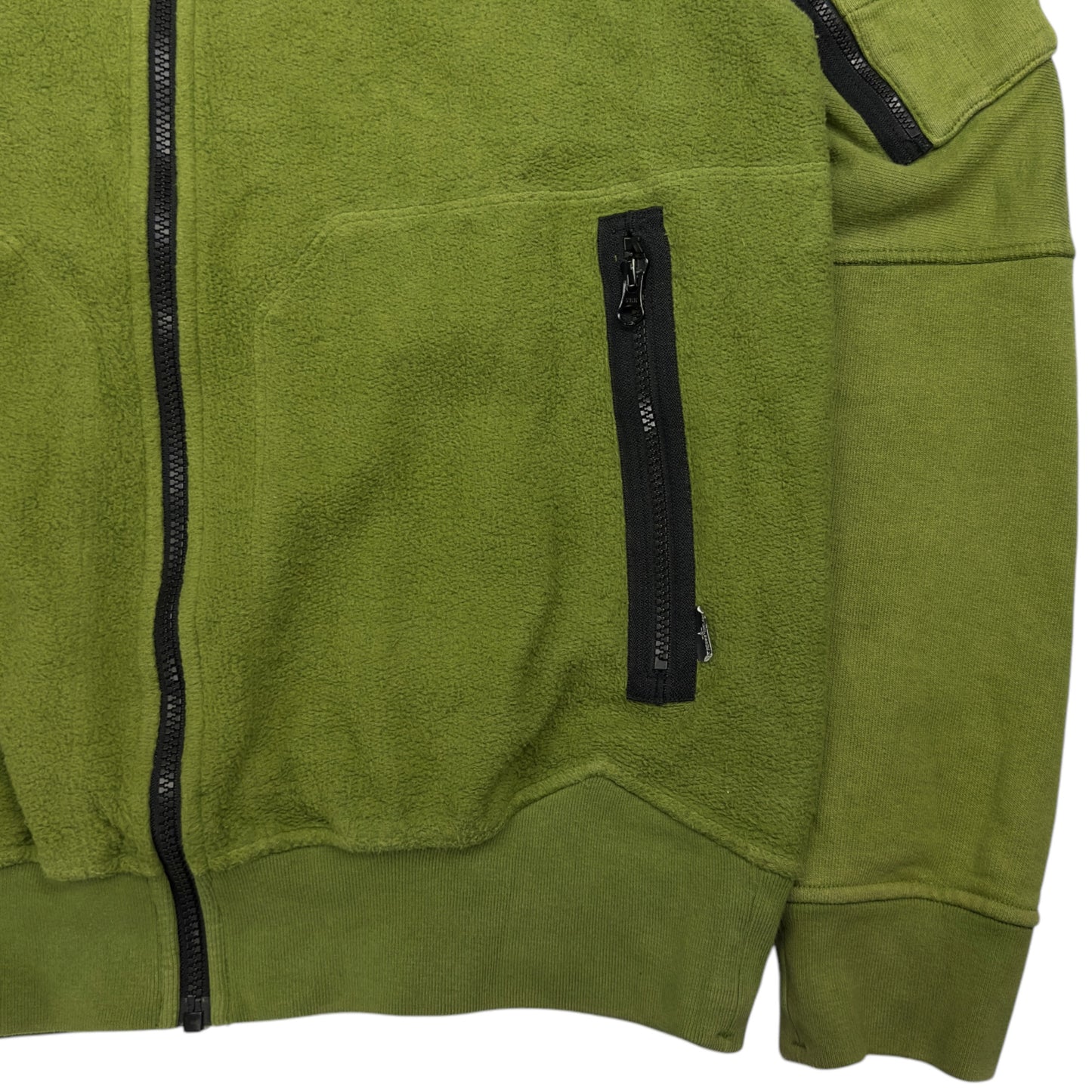 A/W 19 Stone Island Shadow Project Fleece Bomber Jacket - Green