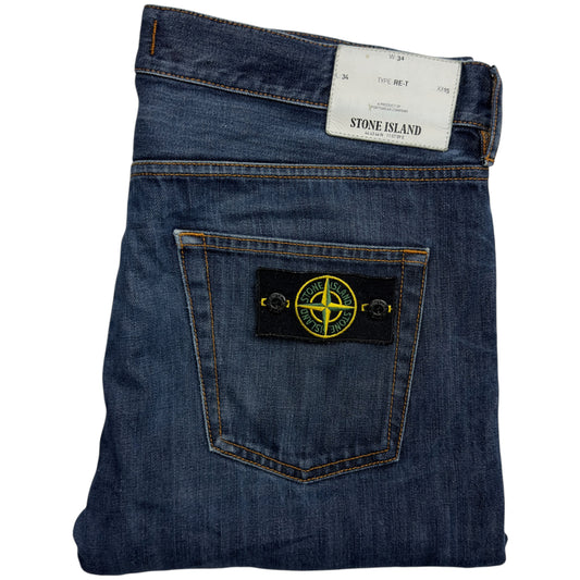 A/W 14 Stone Island Dark Wash Jeans 34/33 RE-T