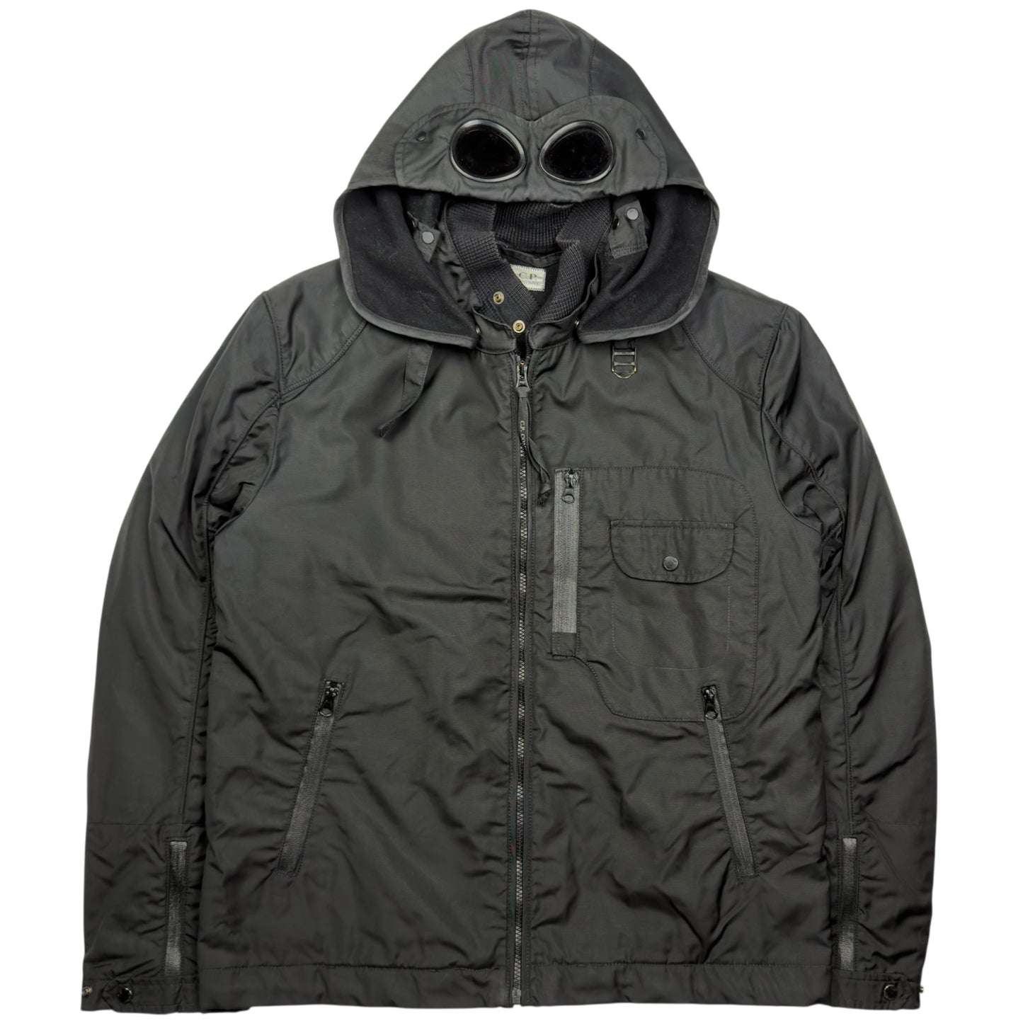 C.P. Company Leinster 200 Dynafil Goggle Jacket - Dark Grey