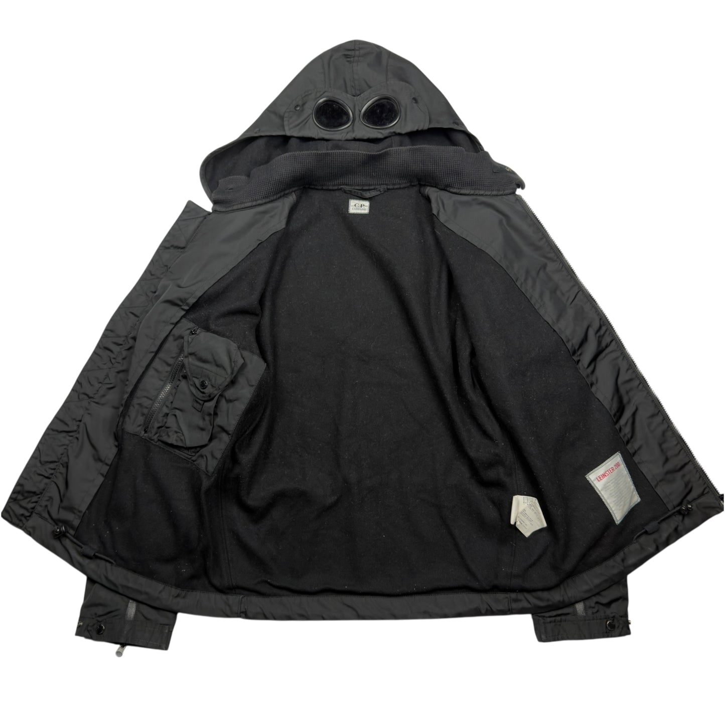 C.P. Company Leinster 200 Dynafil Goggle Jacket - Dark Grey