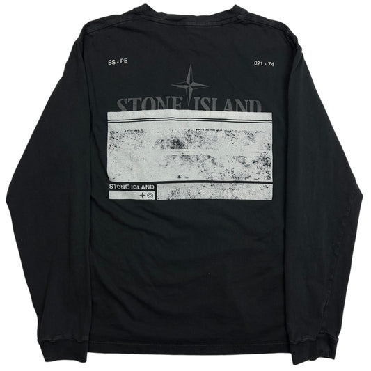 S/S 21 Stone Island Back Print Long Sleeve T-Shirt