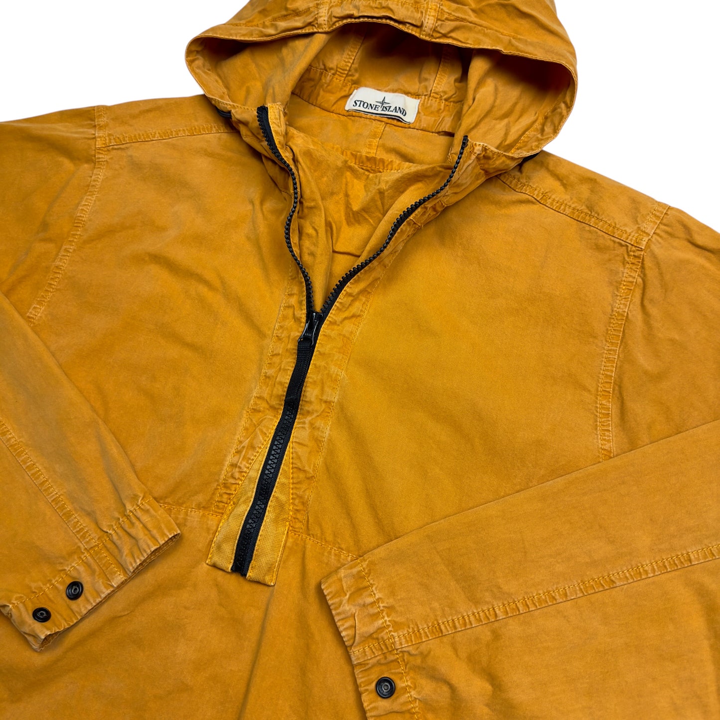 A/W 23 Stone Island Brushed Cotton Smock - Orange