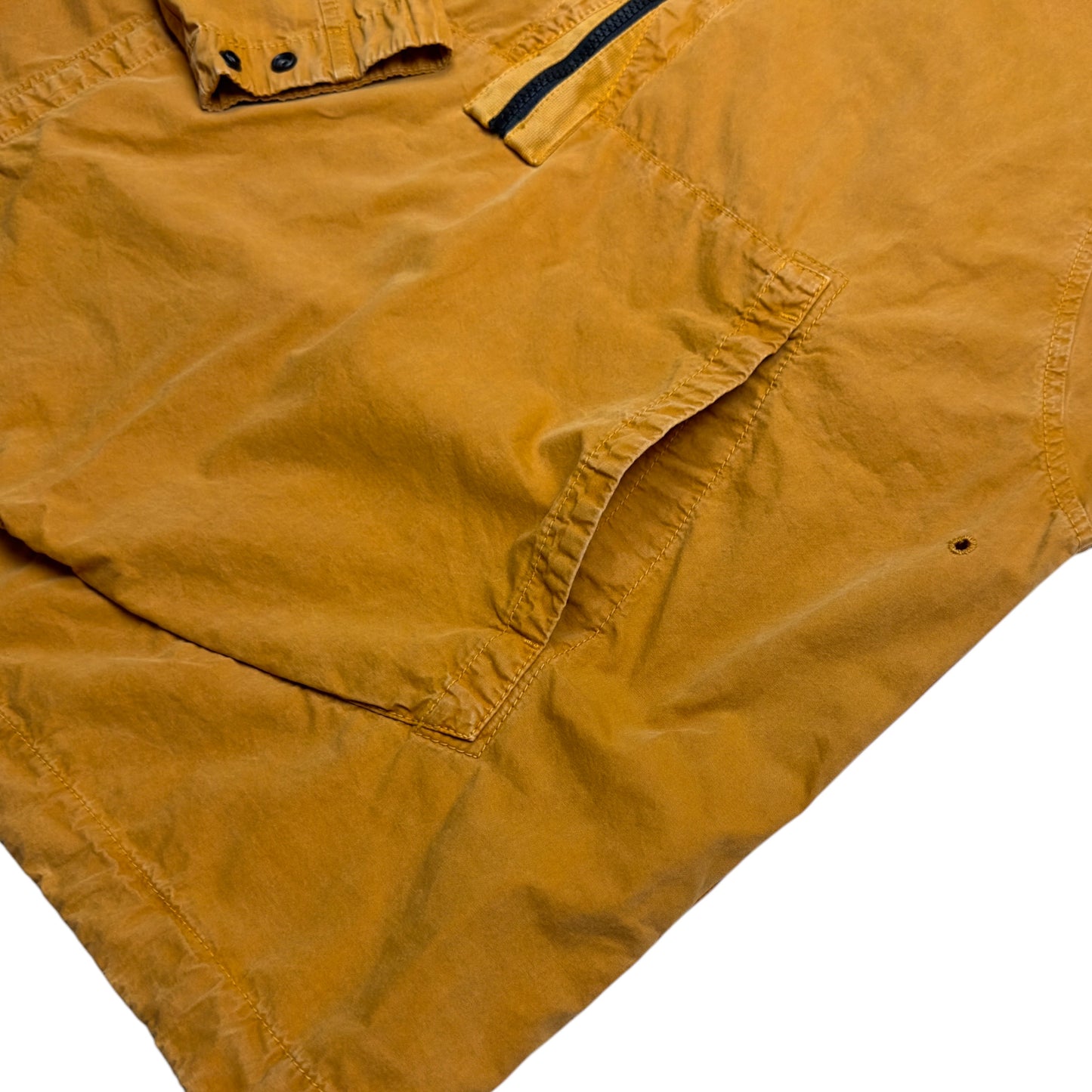 A/W 23 Stone Island Brushed Cotton Smock - Orange