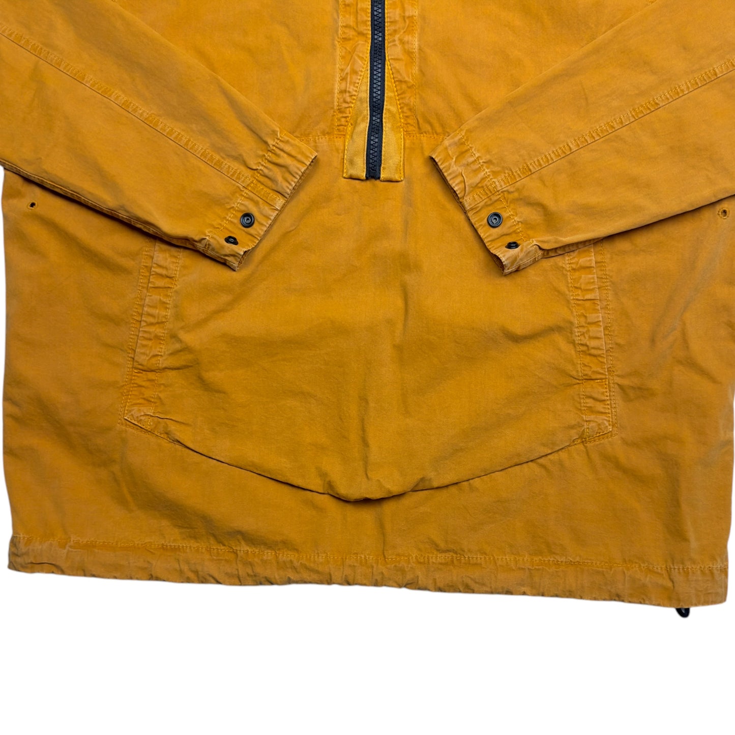 A/W 23 Stone Island Brushed Cotton Smock - Orange