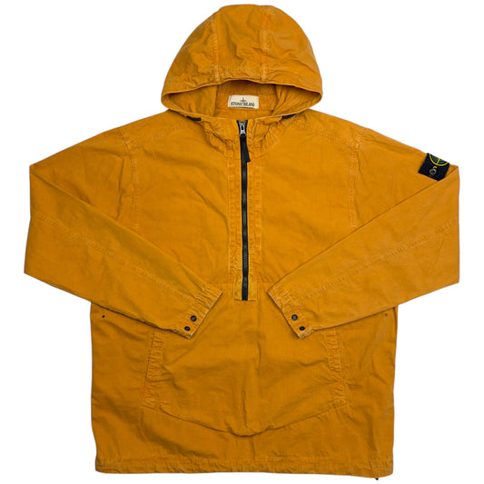 A/W 23 Stone Island Brushed Cotton Smock - Orange