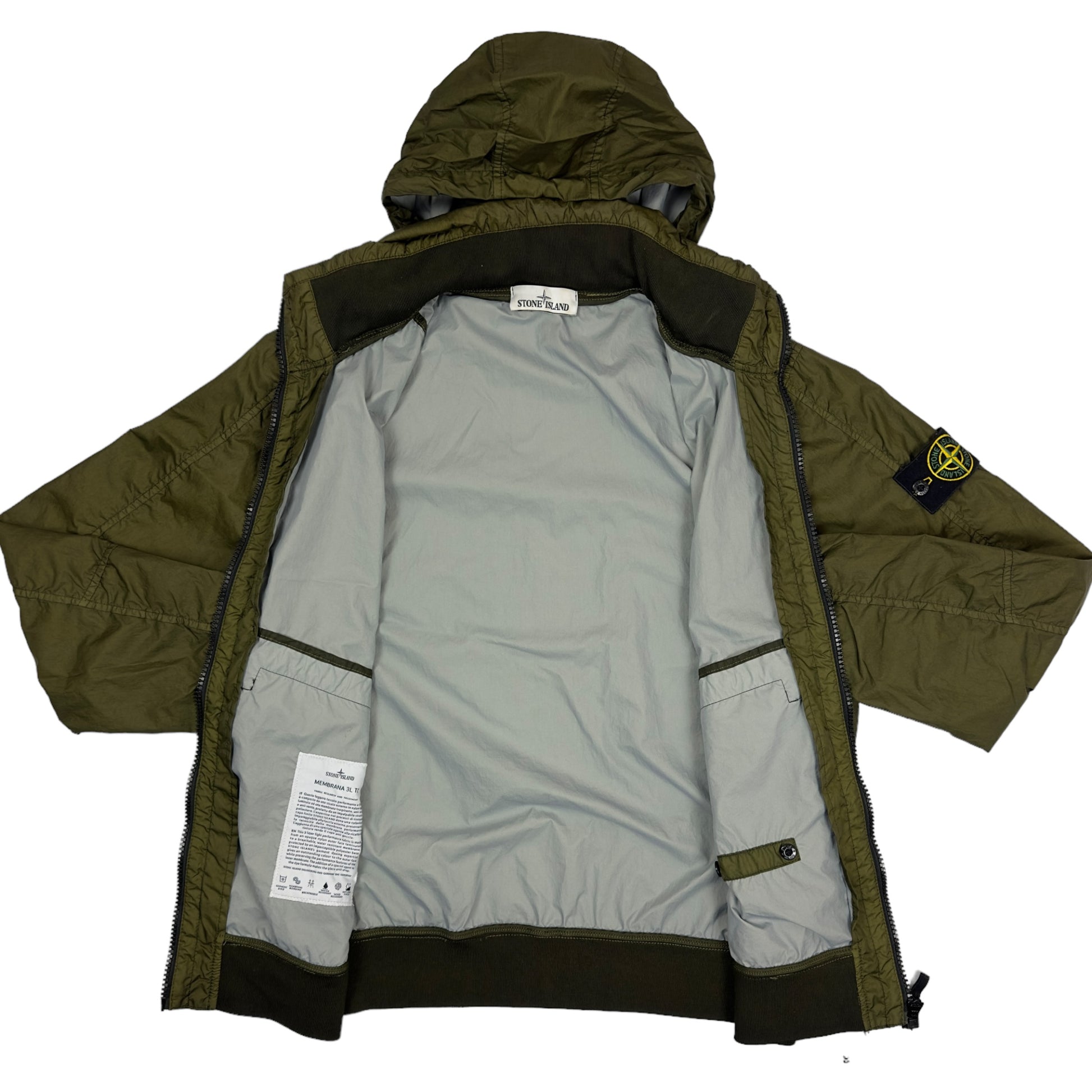 S/S 18 Stone Island Membrana 3L TC Green – Dans Designer Ltd