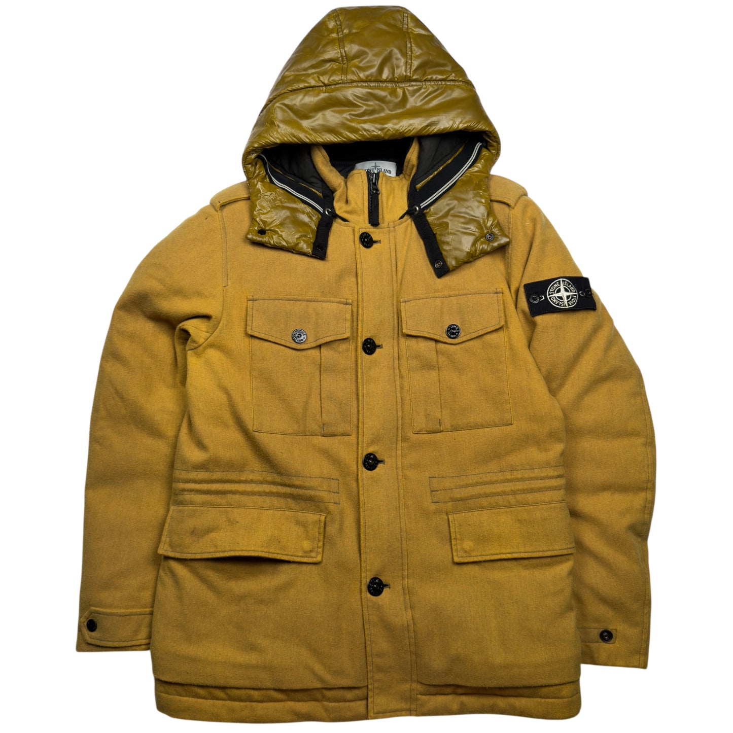 A/W 14 Stone Island Ice Jacket Wool Blend - Yellow