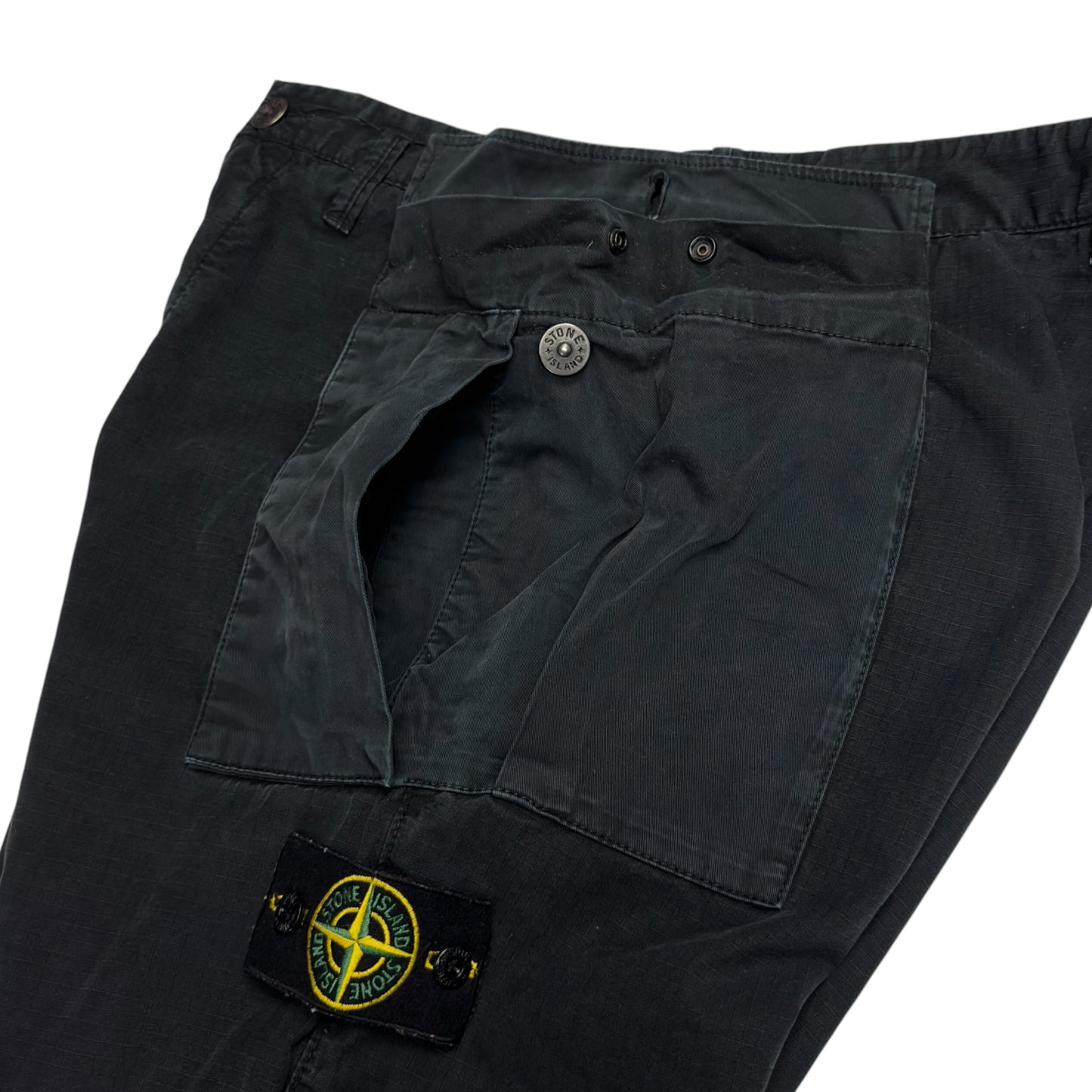 A/W 19 Stone Island Cotton Ripstop Cargo Trousers 32 RE-T