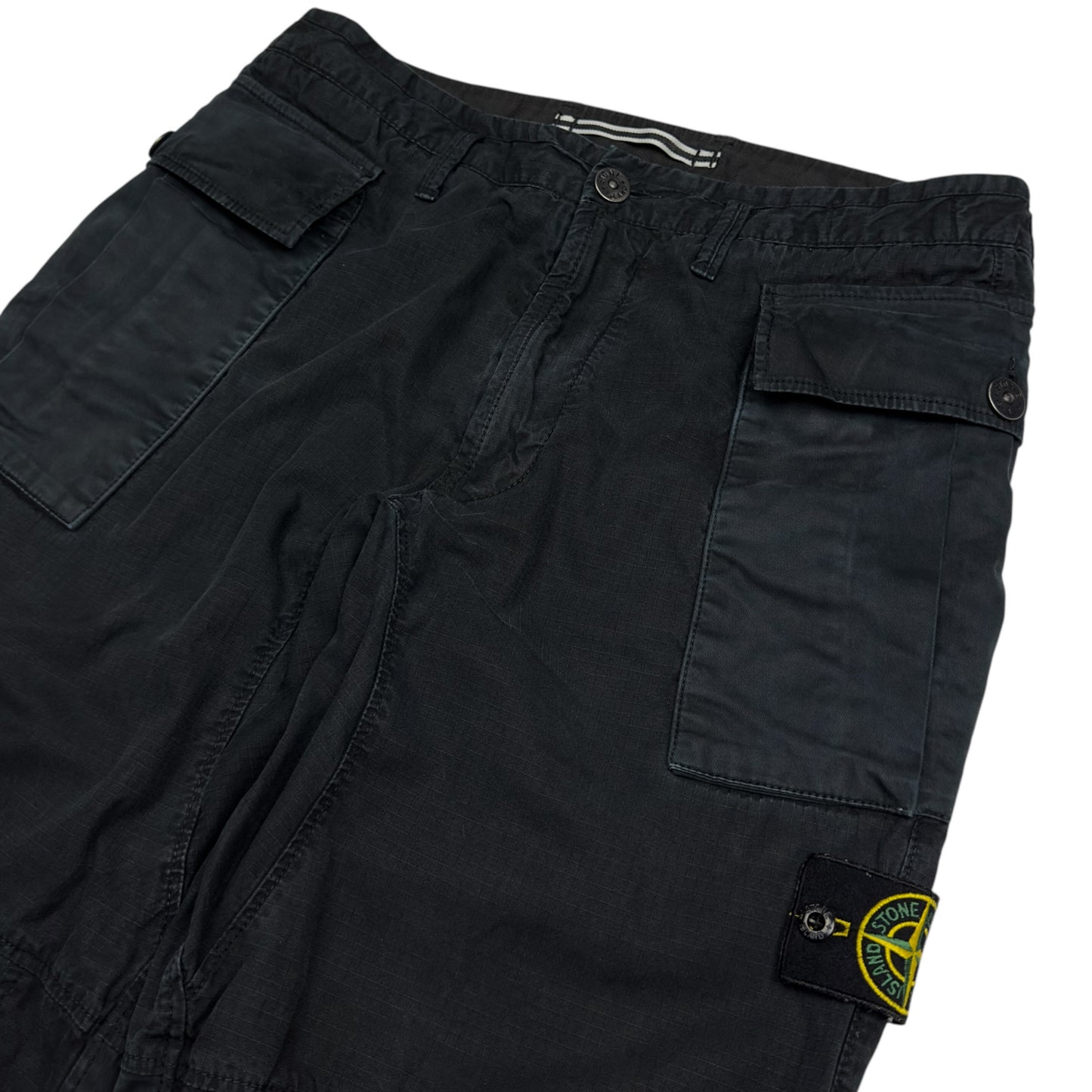 A/W 19 Stone Island Cotton Ripstop Cargo Trousers 32 RE-T