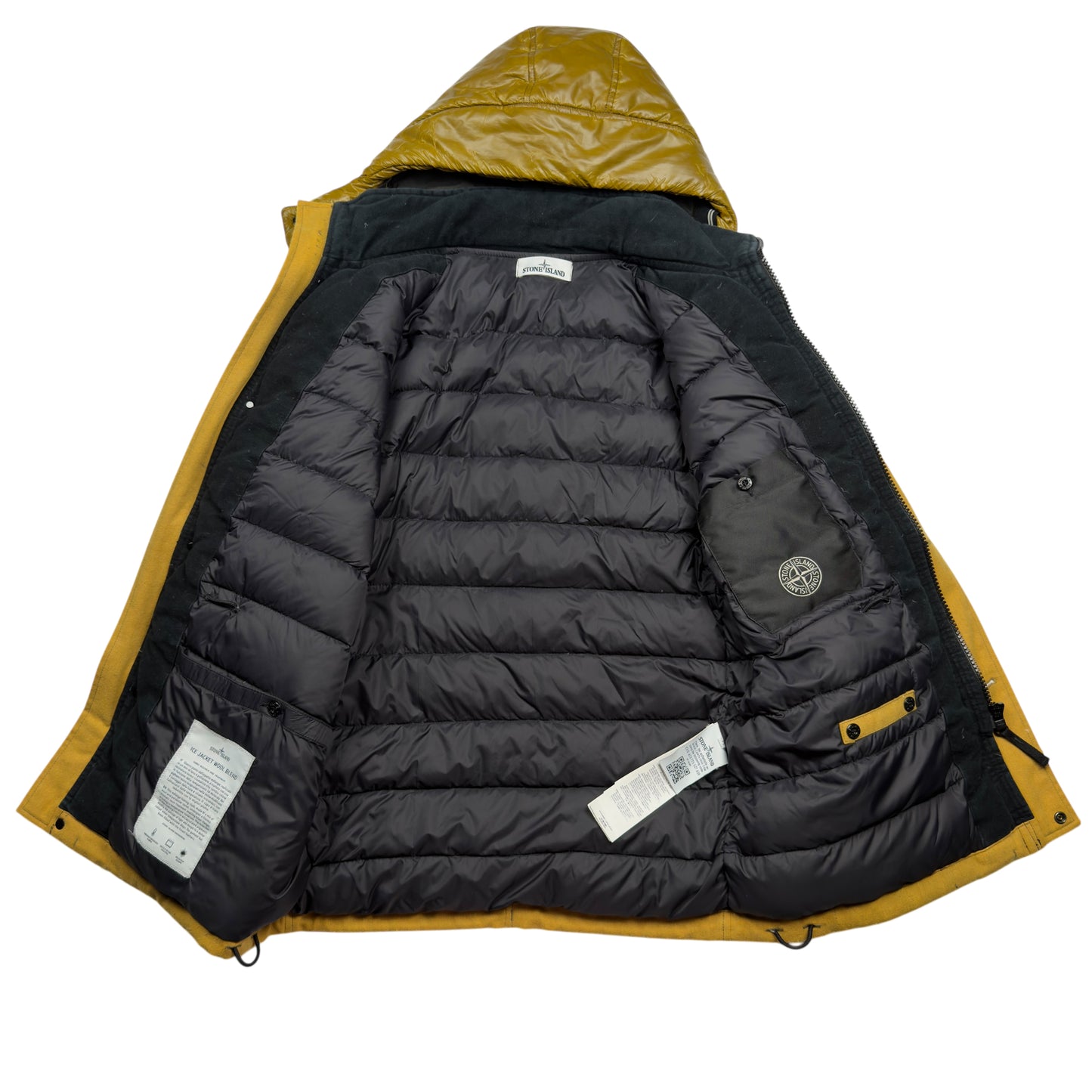 A/W 14 Stone Island Ice Jacket Wool Blend - Yellow
