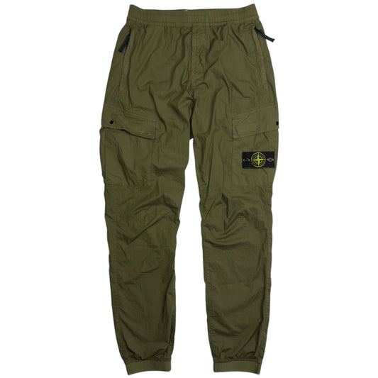 S/S 21 Stone Island Stretch Cotton Cargo Trousers 30 RE-T