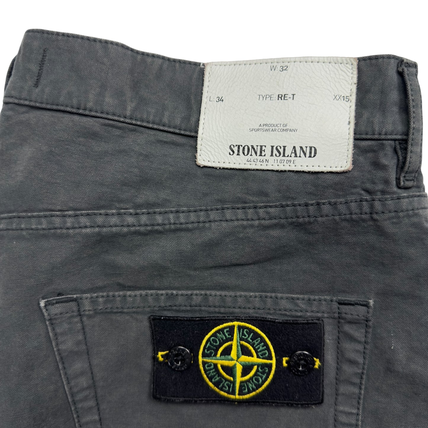 A/W 16 Stone Island RE-T Grey Jeans 32/34