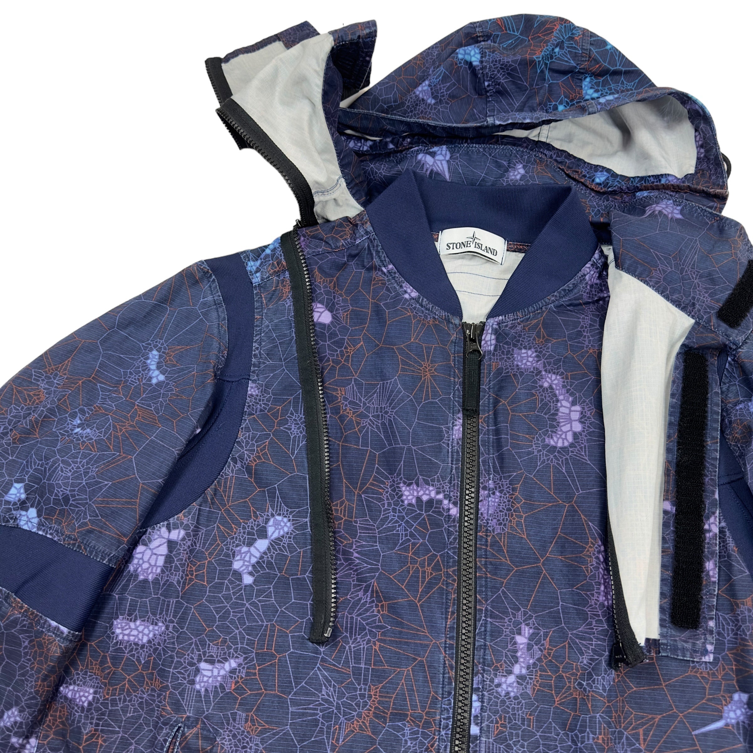 Stone island printed heat reactive jacket online