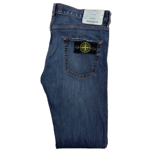 A/W 14 Stone Island Slim Fit Dark Wash Jeans 34/34