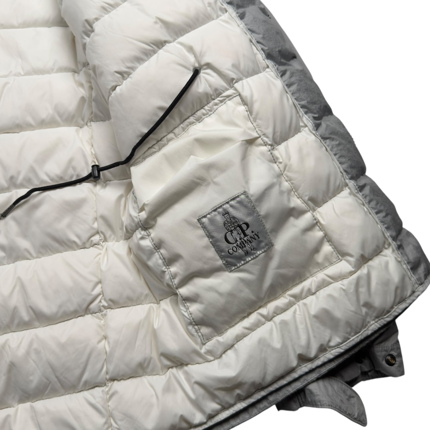 C.P. Company Nyfoil Mille Goggle Down Puffer Jacket - Silver